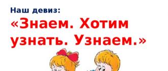 Prezentácia na danú tému v ruštine